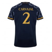 Real Madrid Daniel Carvajal #2 Vonkajší futbalový dres 2023-24 Krátky Rukáv